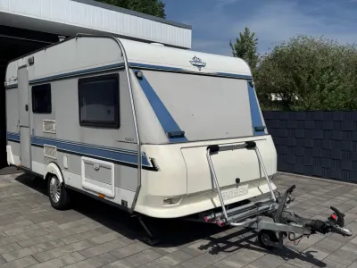 Hobby Classic Wohnwagen TÜV 02/2027 inkl. Vorzelt & Fahrradträger